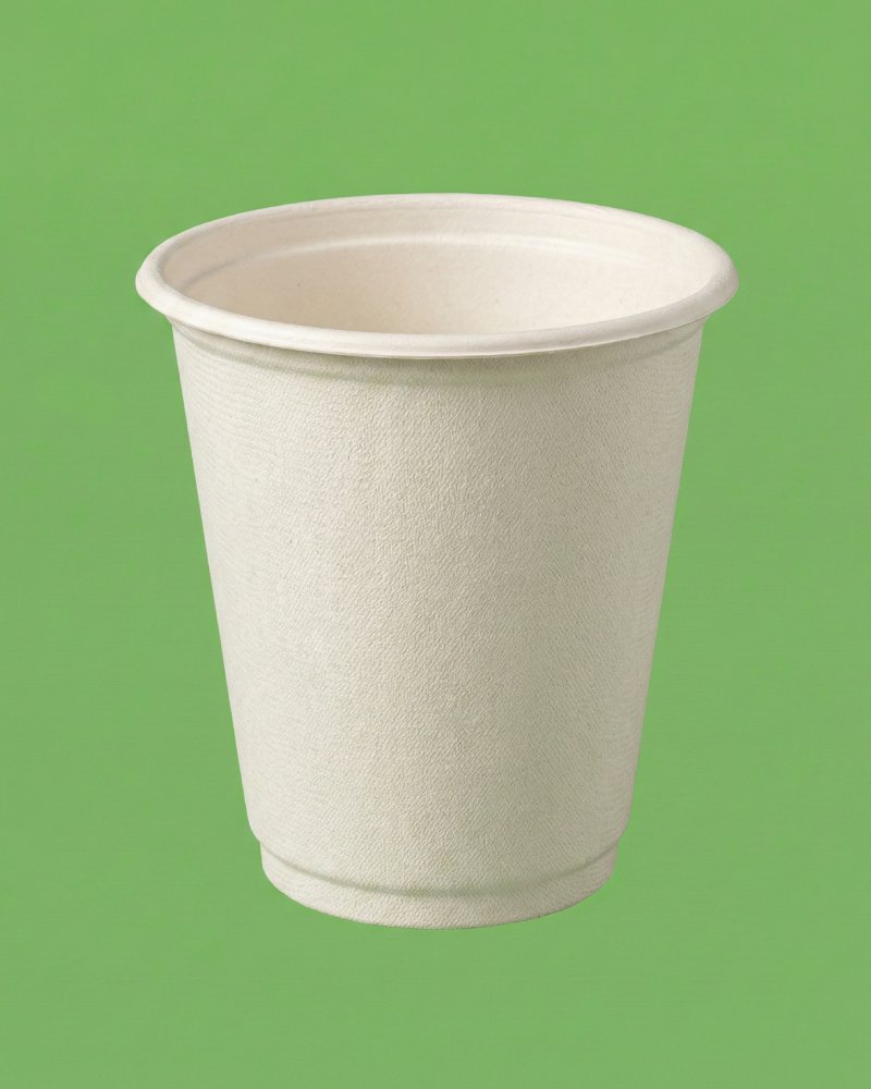 8oz Bagasse Cold Cup - Eco-Friendly Compostable Beverage Cup