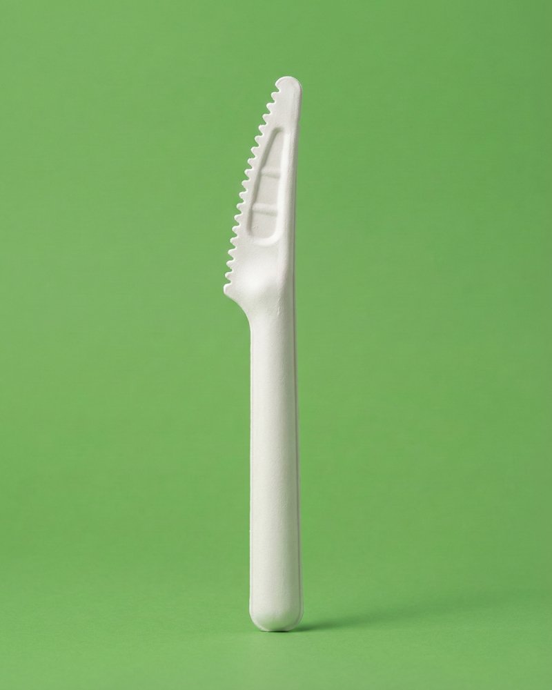 6.5 Inch Bagasse Knife - Eco-Friendly Compostable Knife