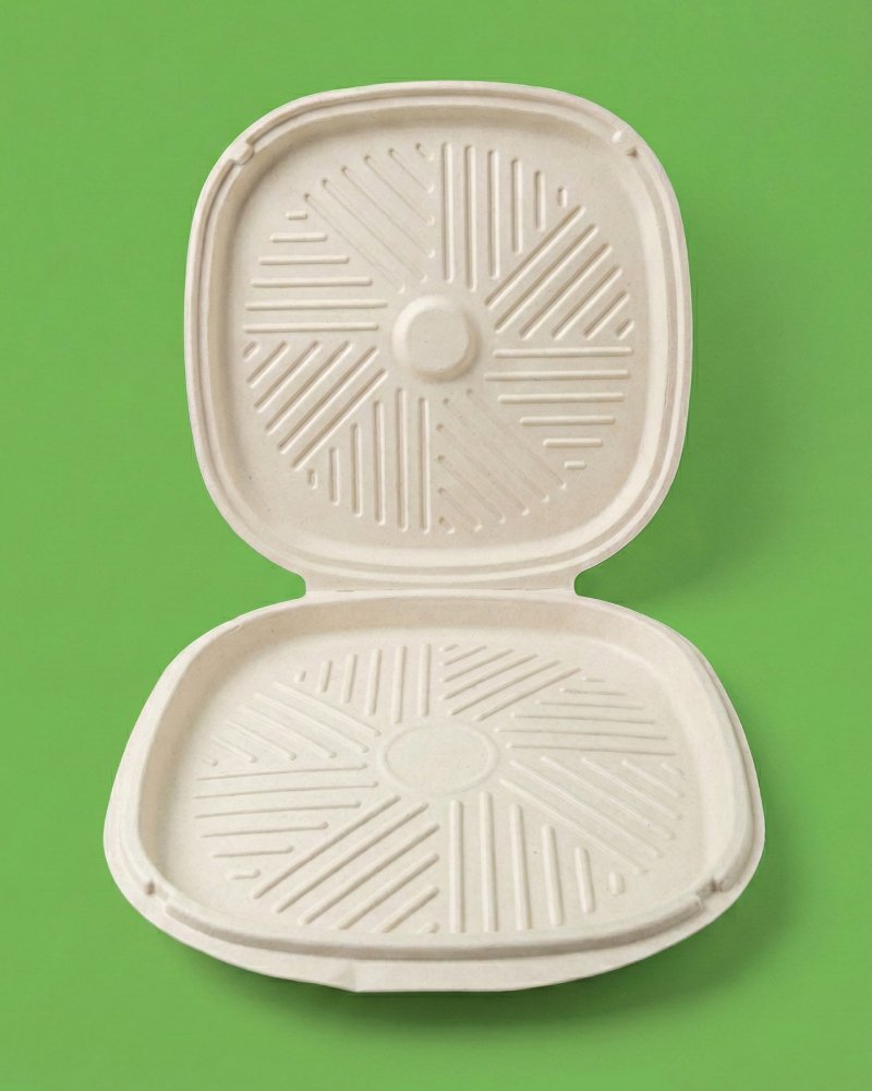 14 Inch Large Bagasse Pizza Box - Eco-Friendly Pizza Packaging