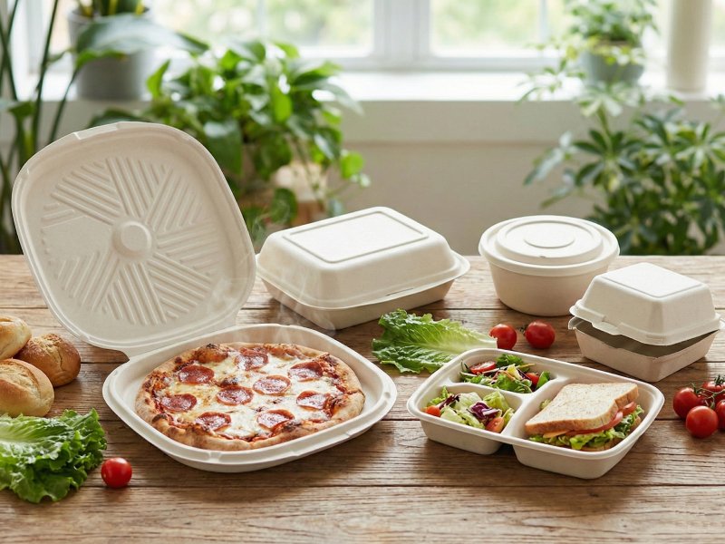 Bagasse Food Containers - Eco-Friendly Compostable Containers